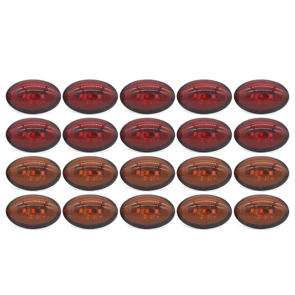 Set of 4 LED Headlights for Car Bus Truck Trailer