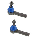 Set of 2 Front Outer Steering Tie Rod Ends for Dodge Charger (RWD)