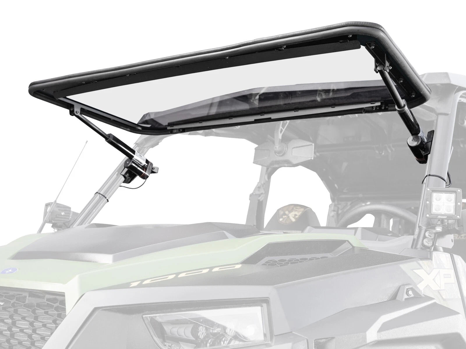 SuperATV Maxdrive Power Flip Windshield for Polaris General 1000 (2016–2023)