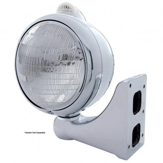 Chrome Headlight and LED Turn Signal with Clear Lens for Jeep Wrangler (2018–2024)