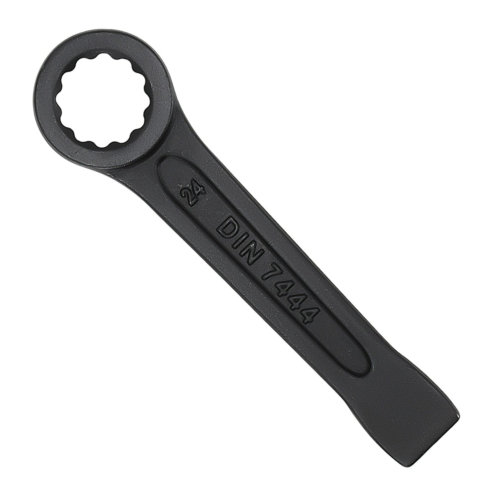 24mm Box End Wrench for Metric Tools (CrV, 12 Point, Bi-Hex)