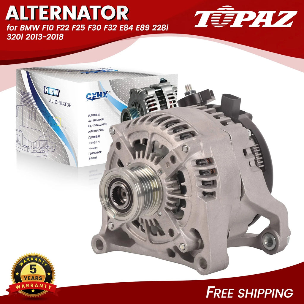Alternator for BMW F10 F22 F25 F30 F32 E84 E89 228i 320i (2013–2018)