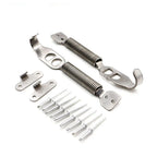 Aluminum Racing Mount Bonnet Hook Pin Lock Latch Fastener for Car