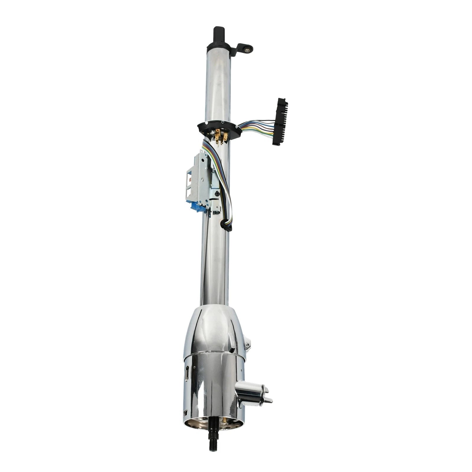 32" Tilt Steering Column with Key & Wheel Adapter for Hot Rod (Chrome)