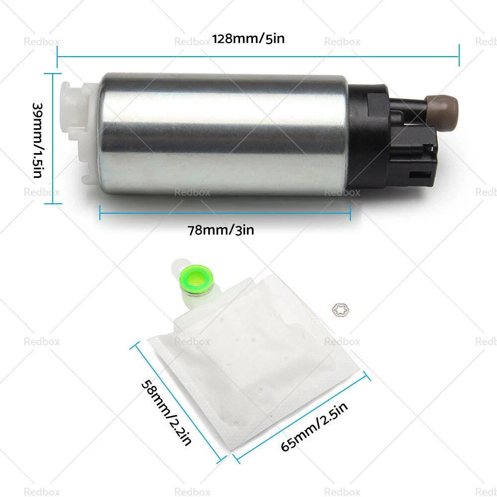 Walbro GSS342 255LPH Fuel Pump Universal Kit for Many Models