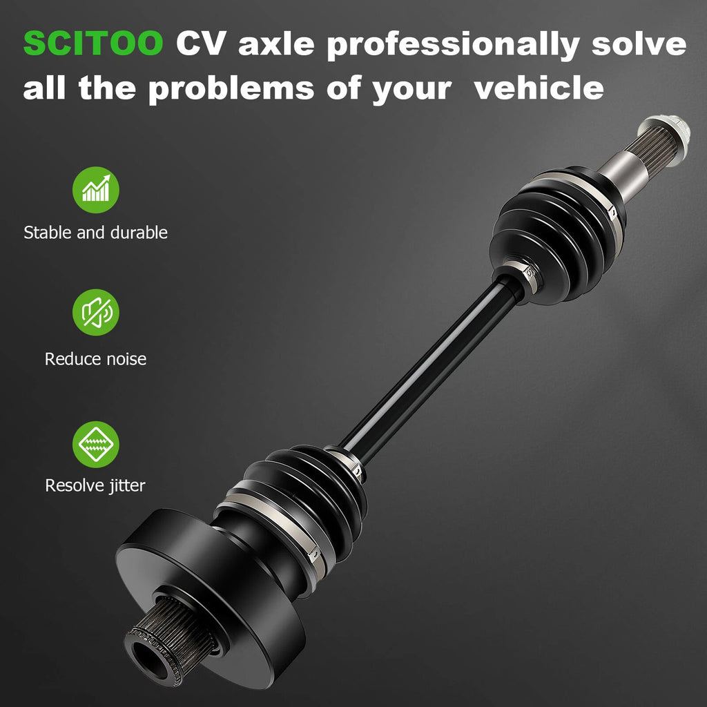 CV Axle for Yamaha Grizzly 660 ATV (2003–2008) Rear Driver Side