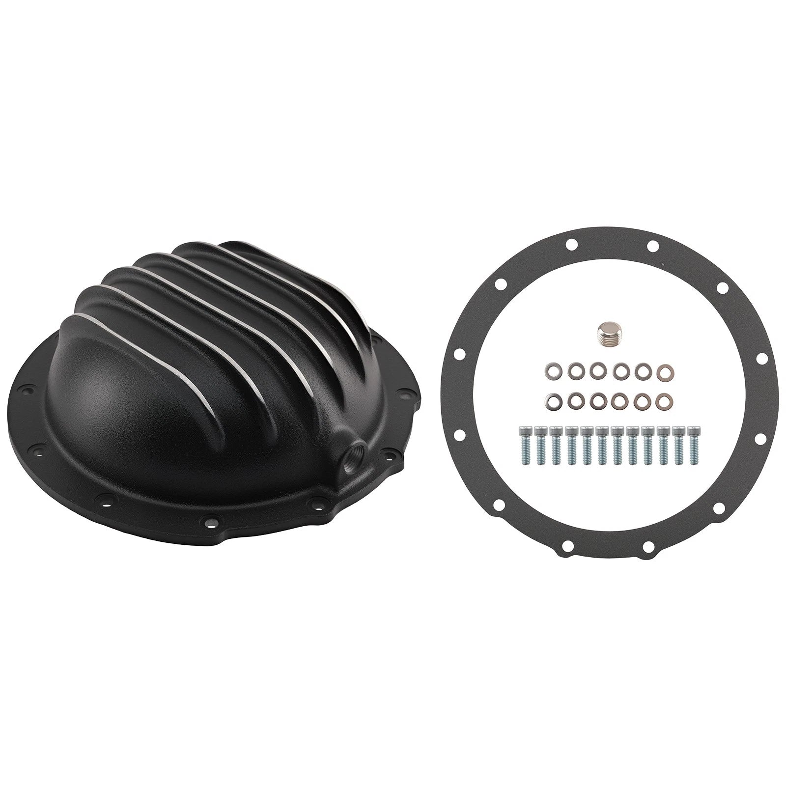 Black Differential Cover for Jeep AMC Model 20 (w/ Gasket 4906BKKIT)