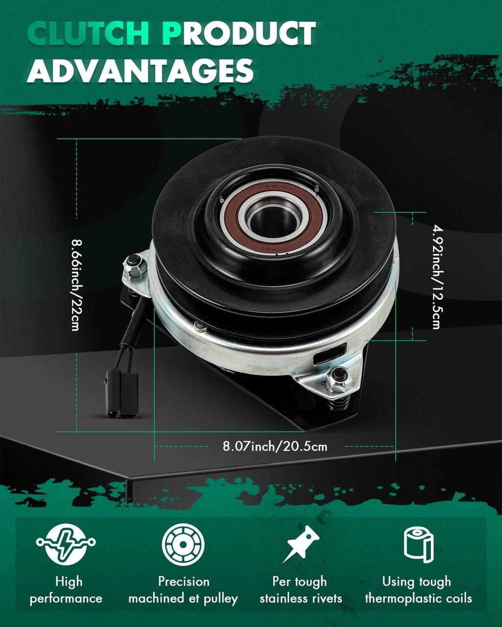 Electric PTO Clutch for John Deere (AM122969)