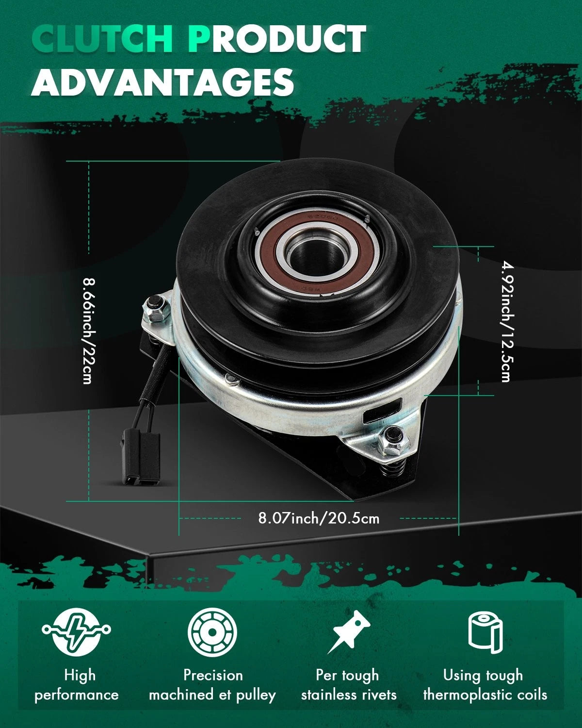 Electric PTO Clutch for John Deere (AM122969)