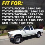 Set of 2 Door Handles for Toyota Tacoma (1995–2000) Beige