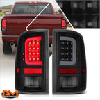 3D LED C-Bar Tail Light for Dodge Ram Pickup (2009–2017) Tinted