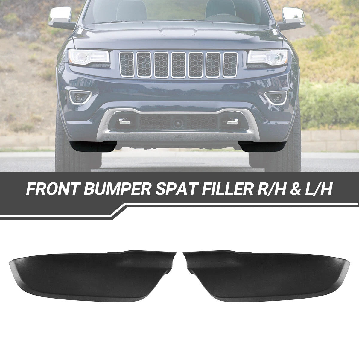 Bumper Filler Panel Pair for Jeep Grand Cherokee (2014–2020) 68143097AC 68143096AC