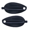 2 x Front Left & Right Outer Door Handle Black for Hyundai Tiburon (2003–2008)