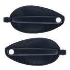 2 x Front Left & Right Outer Door Handle Black for Hyundai Tiburon (2003–2008)