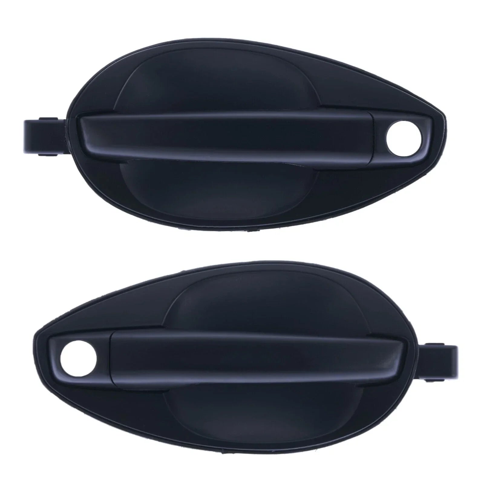 2 x Front Left & Right Outer Door Handle Black for Hyundai Tiburon (2003–2008)