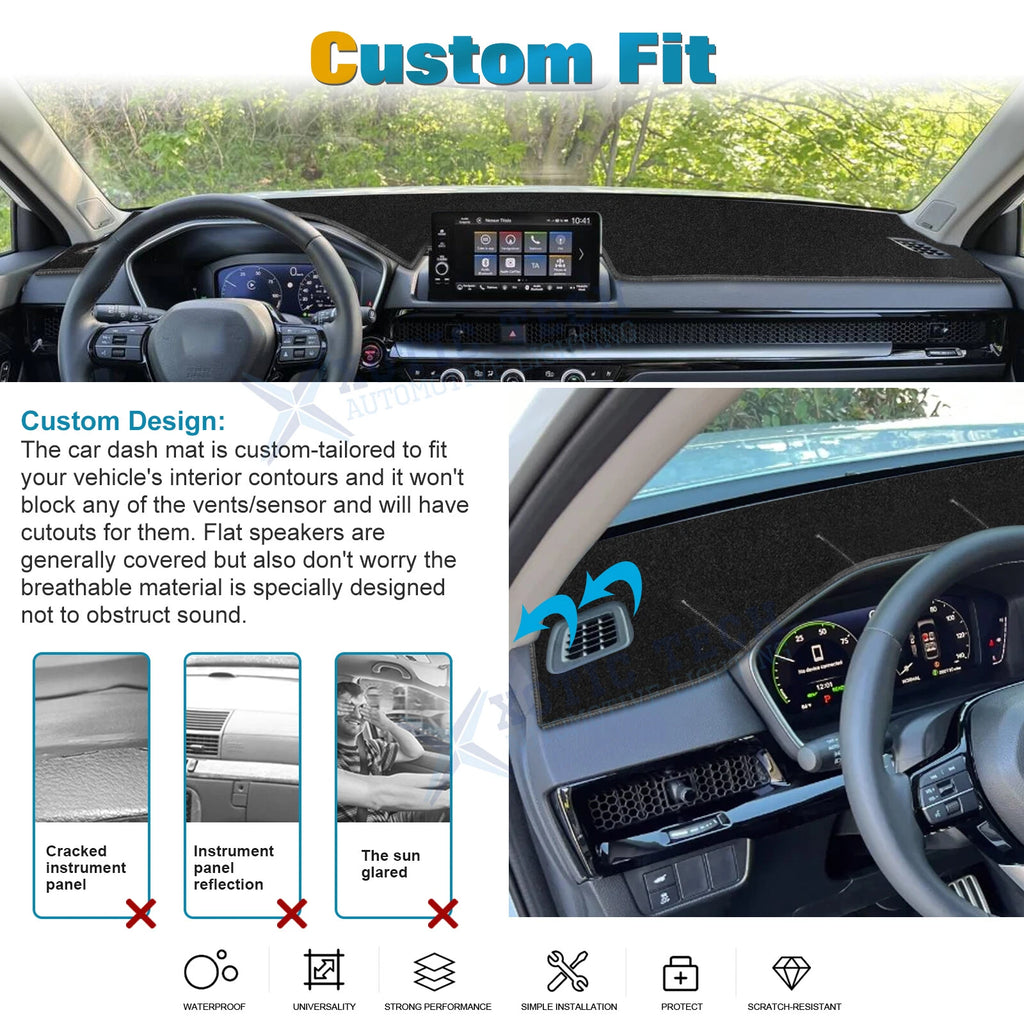 DashMat Black Dashboard Mat for Honda CR-V (2023-2026)