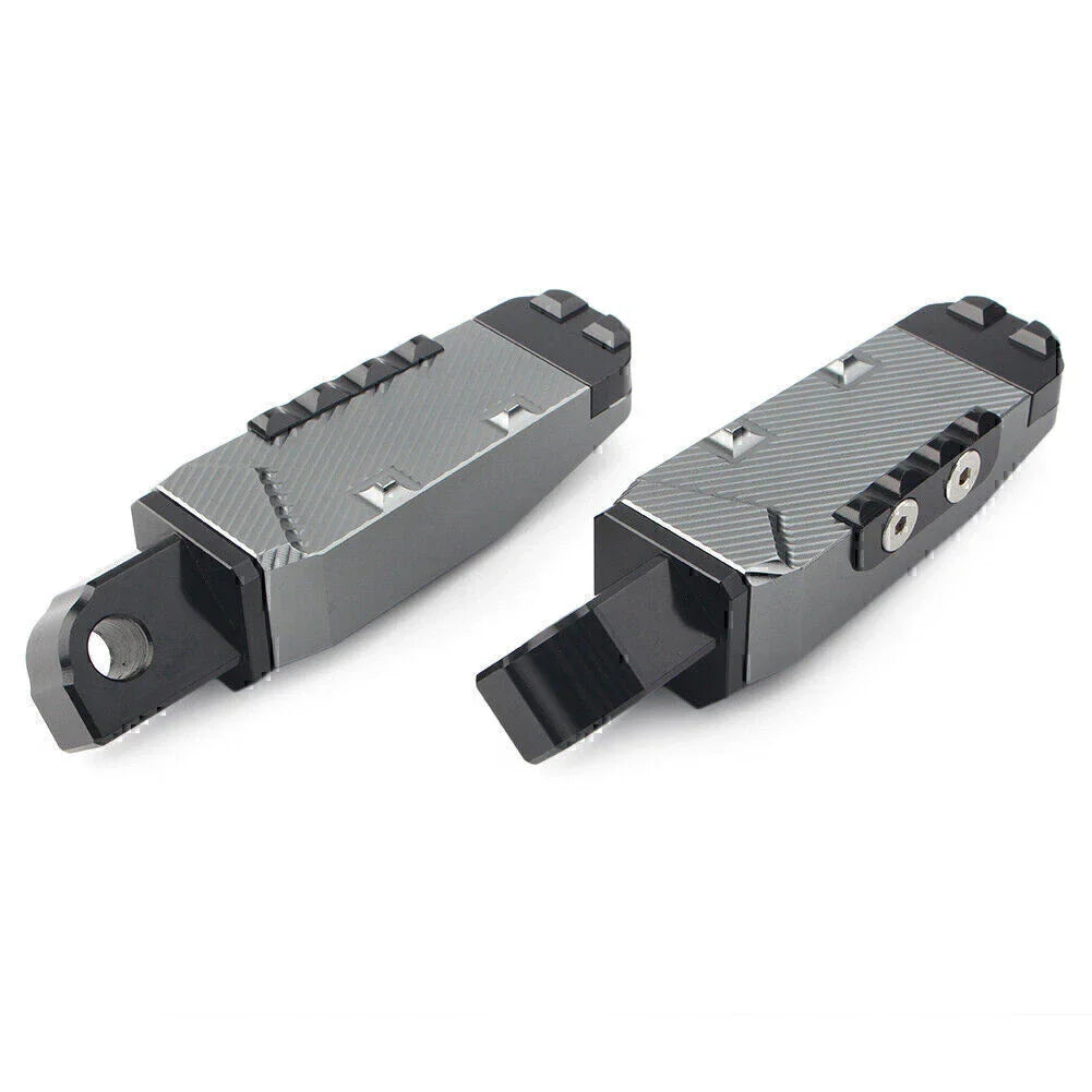 Rear Footrests Grey Pegs for Suzuki GSXR600/750/1300 Hayabusa (2001-2023)