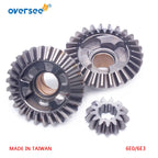 6E3 Gear Set for Yamaha Outboard 2T 4HP 5HP (6E0-45560, 6E0-45570)