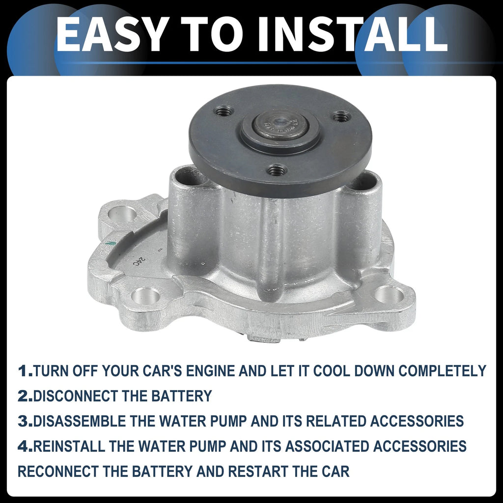 Water Pump with Gasket Kit for Nissan March, Note (2012–2018) No. 21010EE025
