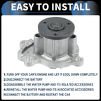 Water Pump with Gasket Kit for Nissan March, Note (2012–2018) No. 21010EE025