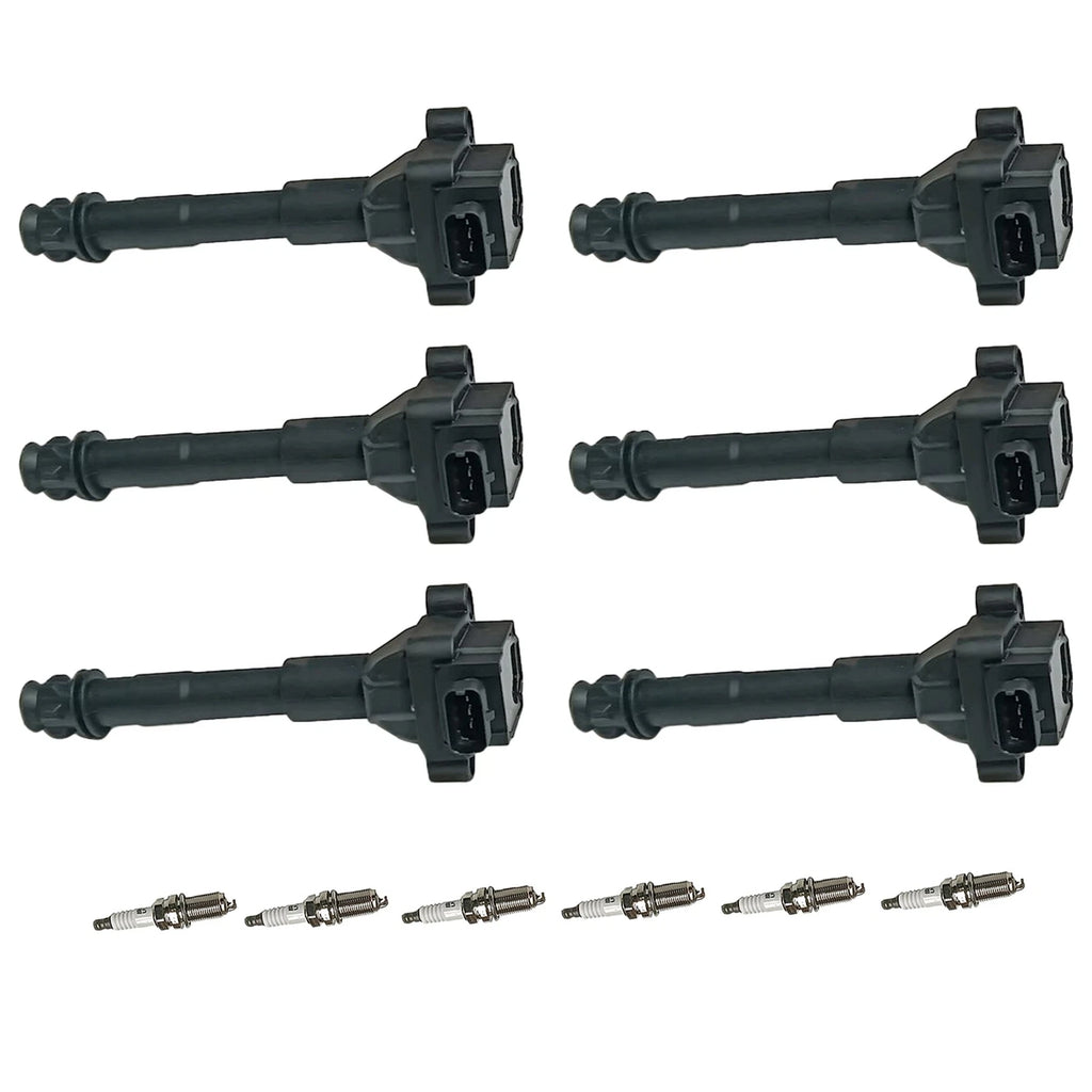 6X Ignition Coil & NGK Platinum Spark Plug for Porsche 911 Boxster (2005–2012)