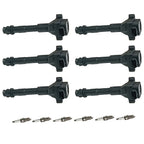 6X Ignition Coil & NGK Platinum Spark Plug for Porsche 911 Boxster (2005–2012)