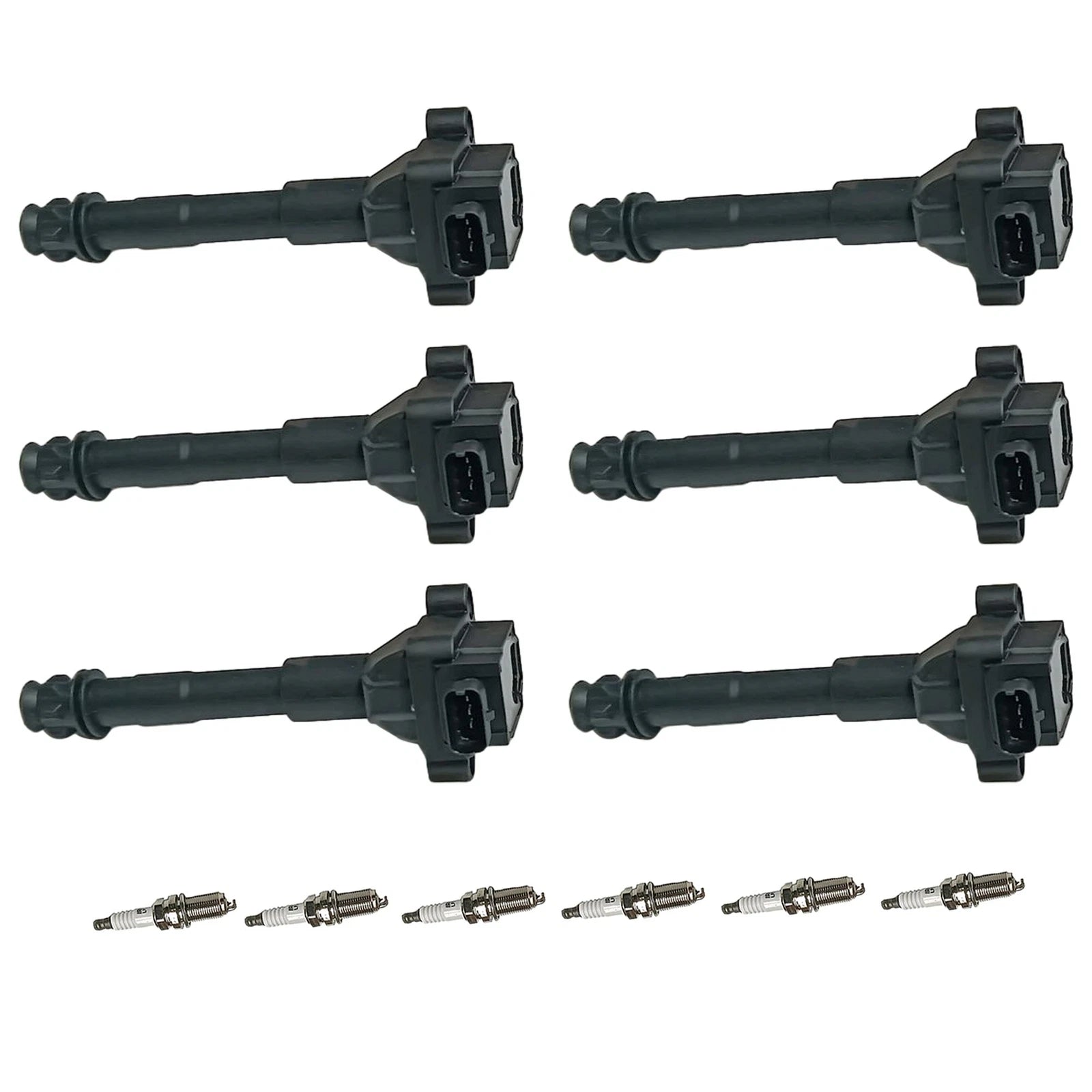 6X Ignition Coil & NGK Platinum Spark Plug for Porsche 911 Boxster (2005–2012)