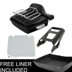 Chopped Trunk Mount Rack Backrest Plate for Harley Touring FLHX FLHT (2009–2013)