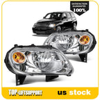 Pair Headlight Assemblies for Chevy HHR (2006–2011) Chrome Housing