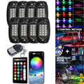 8X RGB LED Rock Lights for ATV (Offroad)