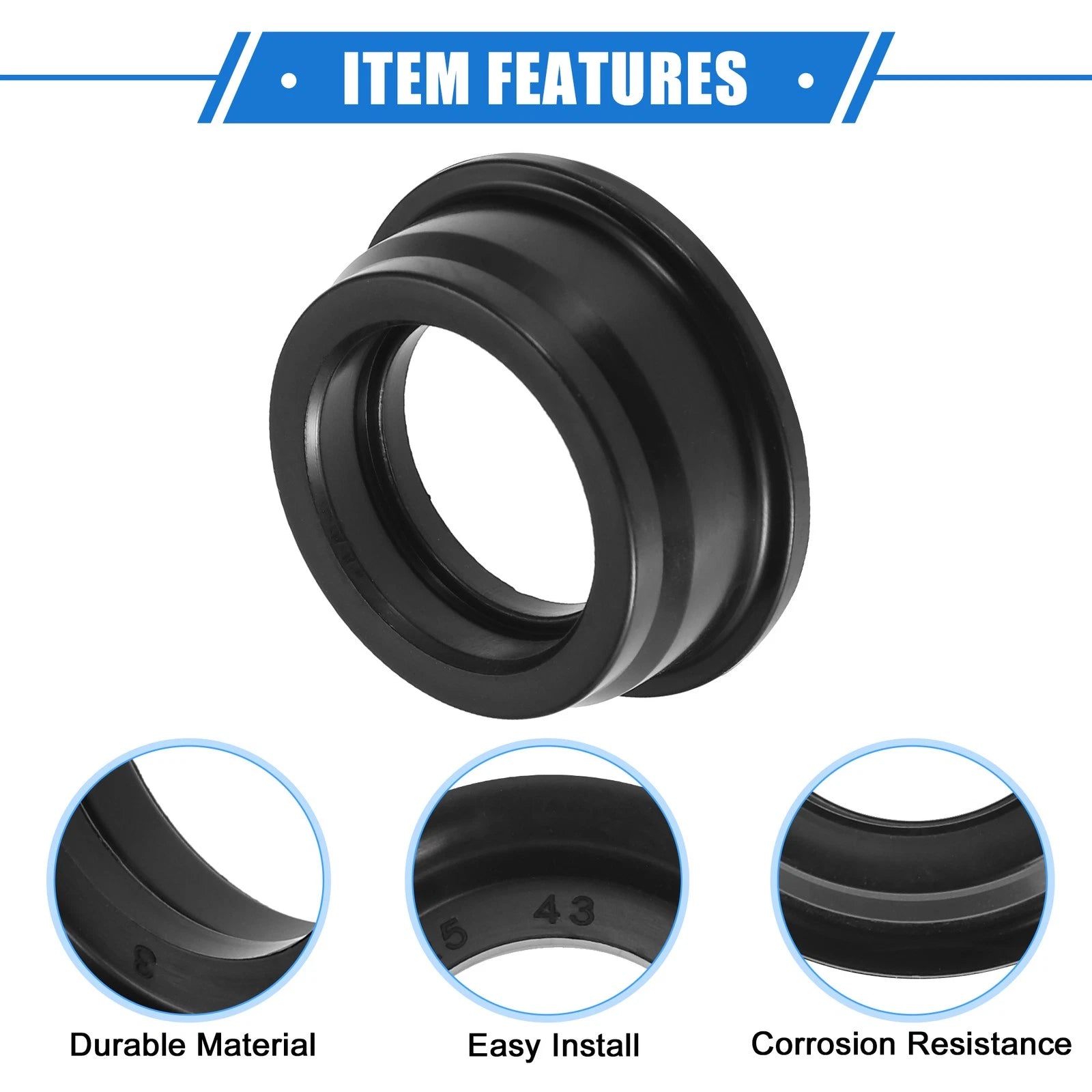 Set of 4 Crankshaft Oil Seals No.MD198128 for Mitsubishi Eclipse 