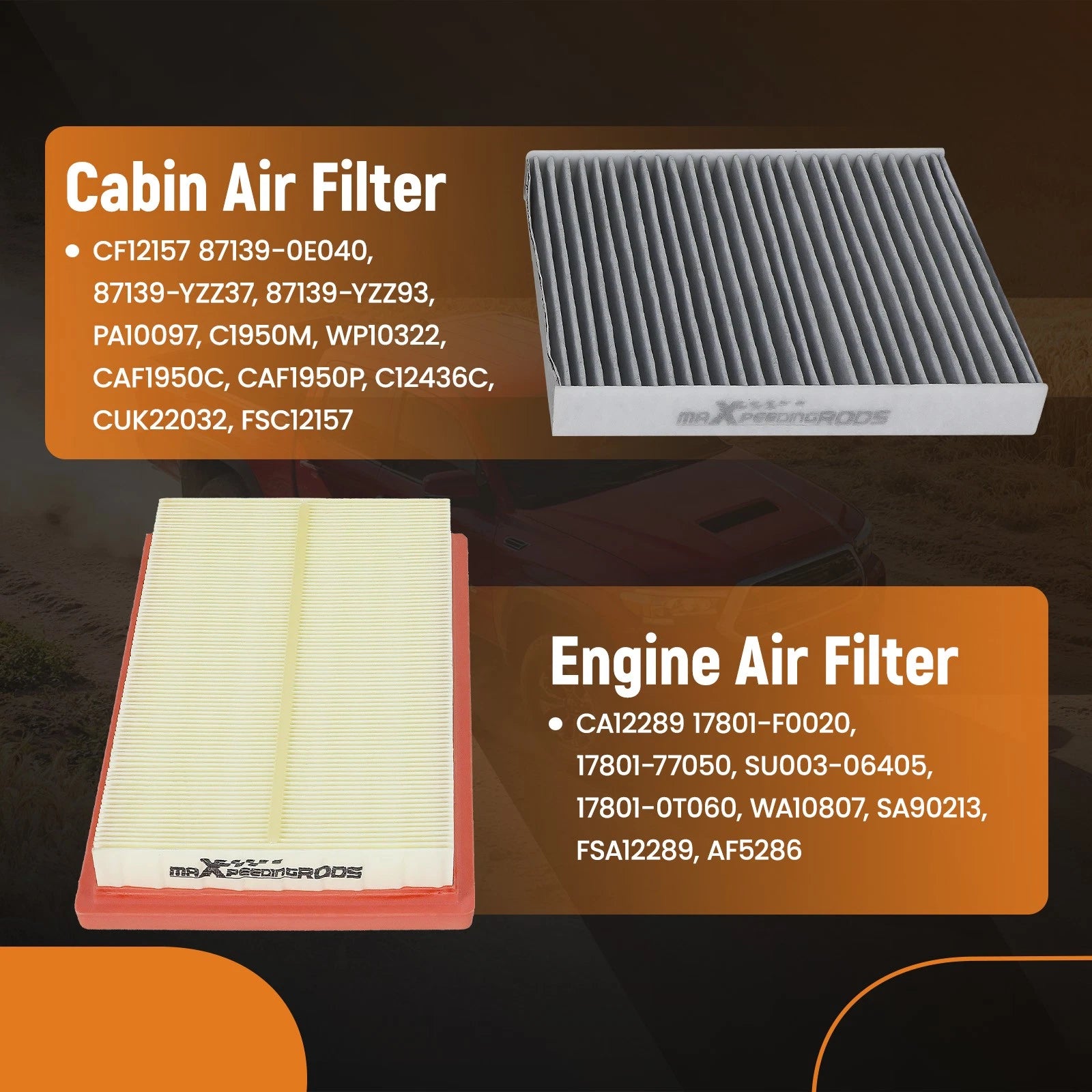 Air Filter for Toyota RAV4/Highlander/Venza Hybrid (2016-2023)