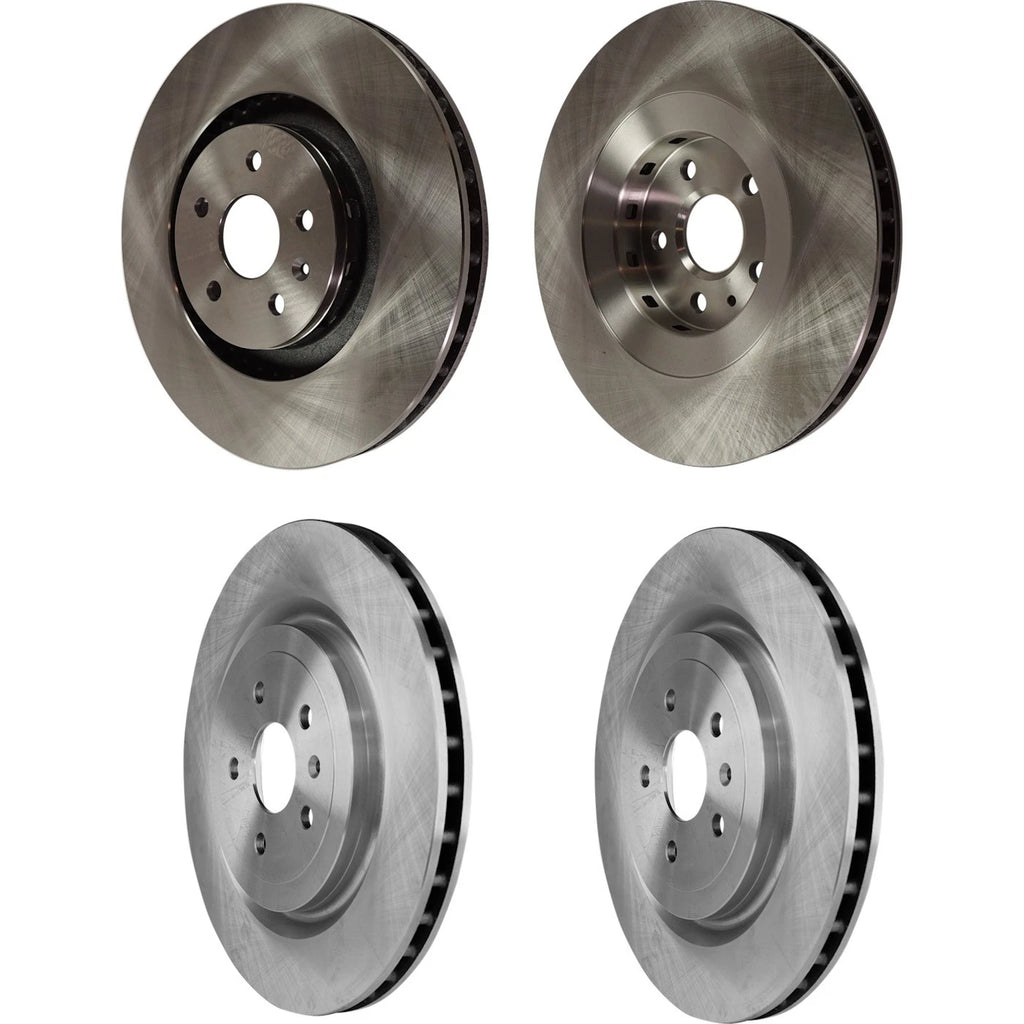 Front Rear Disc Brake Rotors for Chevy Camaro, Cadillac CTS