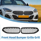 Pair Front Upper Bumper Grille for BMW Z4 G29 (2019–2023) Half Chrome