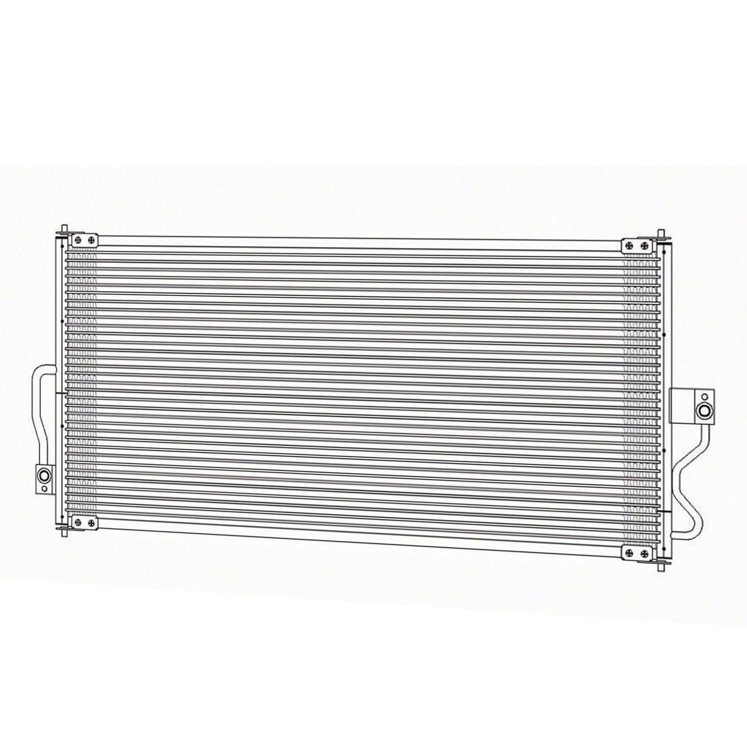 Replacement A/C Condenser for 2004–2007 Ford Freestar