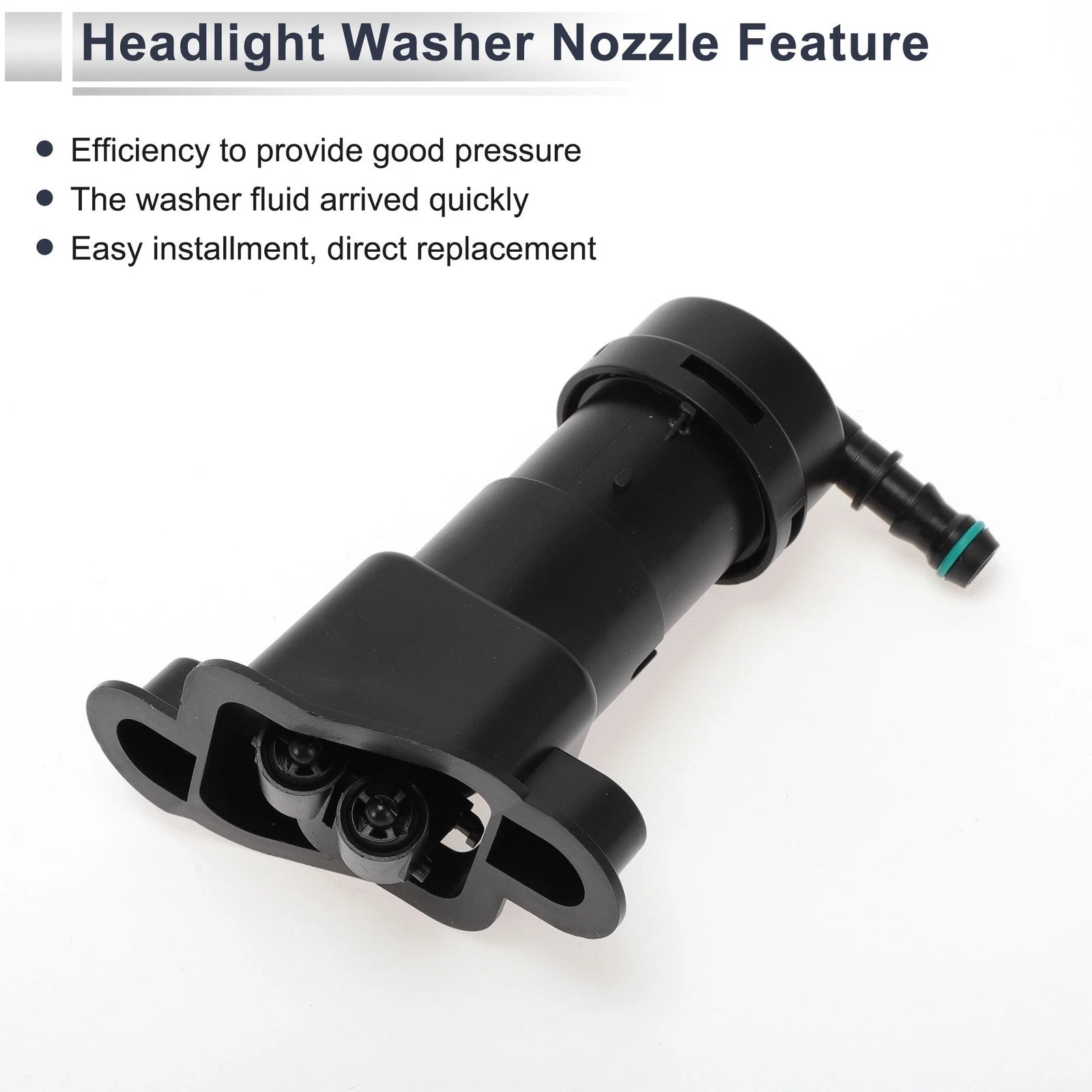 Front Driver Side Headlight Washer Nozzle for Audi A4 (2002–2008) No. 8E0955101G