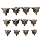 Set of 4 Zinc Alloy Corner Protectors for Furniture