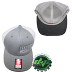 Dmax Duramax Truck Hat Richardson 110 Gray Denim White Mesh S/M