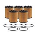 Set of 5 Engine Oil Filters for Dodge Fiat Jeep 1.4L L4 GAS (OEM Mopar)