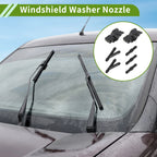 Set of 1 Windshield Washer Nozzle with Hose Connector for Toyota (No. 8538112300)