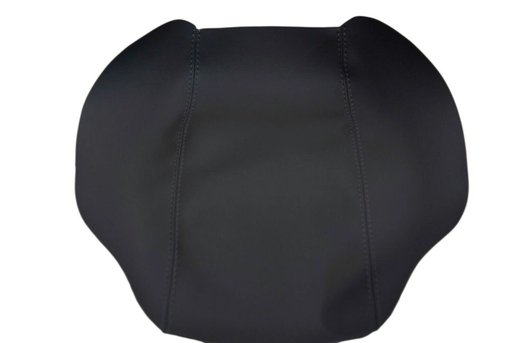 Center Console Lid Armrest Cover for Audi A7 (2012–2018) Black PVC Leather