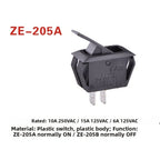 Rocker Switch ZE-205 for UL Certified Applications (31.85mm x 17mm x 42.5mm)