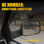 Heated Mirror Glass for Dodge RAM 1500 2500 (2010–2019)