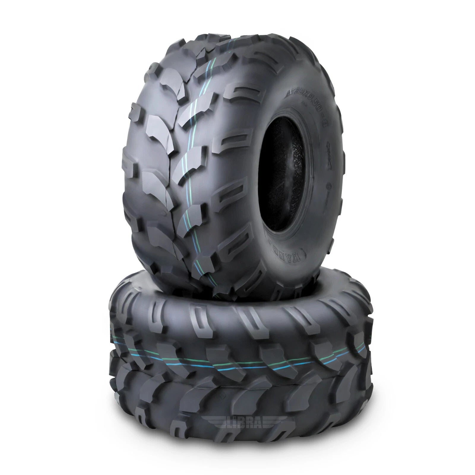 Set of 2 WANDA ATV Tires 19X9.5-8 4PR (Compatible with )