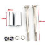 2" Chrome Handlebar Risers for Kawasaki Vulcan 800 900 1500 1600 2000