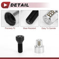 1 Set Wheel Lock Lug Nut Anti-theft Key Socket M14x1.25 Bolt for BMW