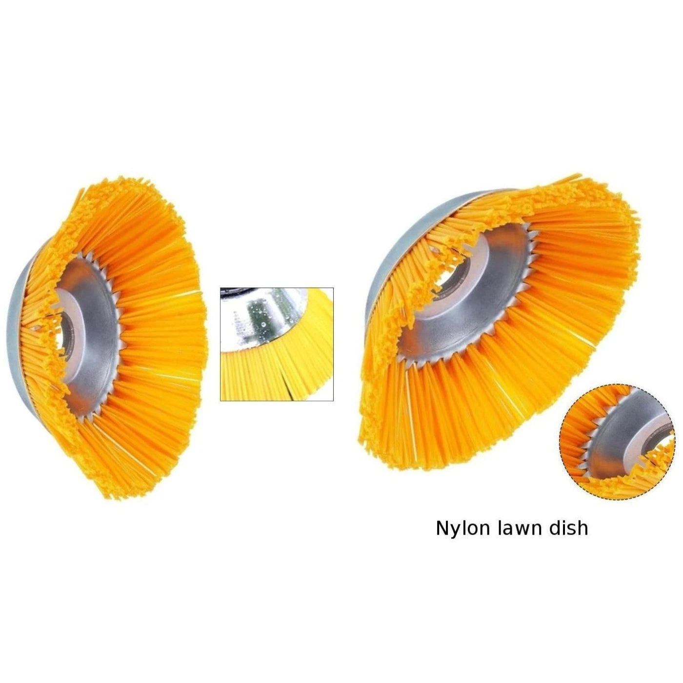 Nylon Brush Head 8 Inch for Lawnmowers and Outdoor Equipment