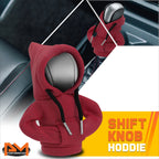 Gear Shift Knob Cover for Universal Cars (Mini Hoodie, Red)