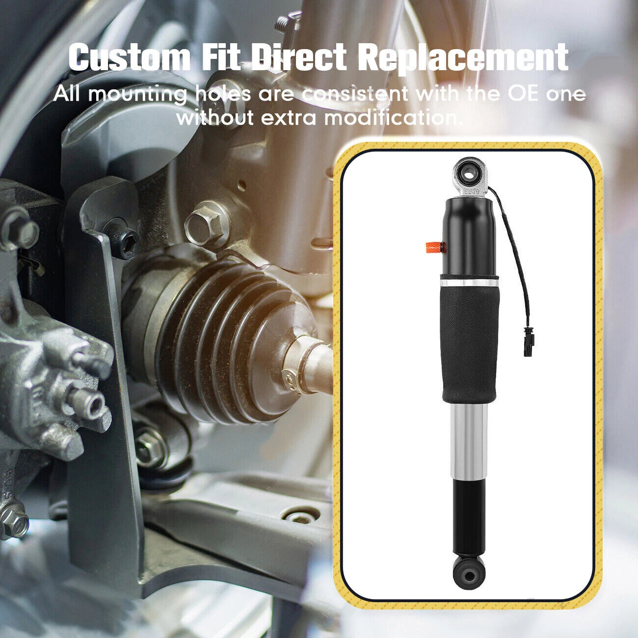 Pair Rear Shock Absorbers for Cadillac Escalade, Chevrolet Tahoe, Suburban, GMC Yukon (2015–2020) 84176675
