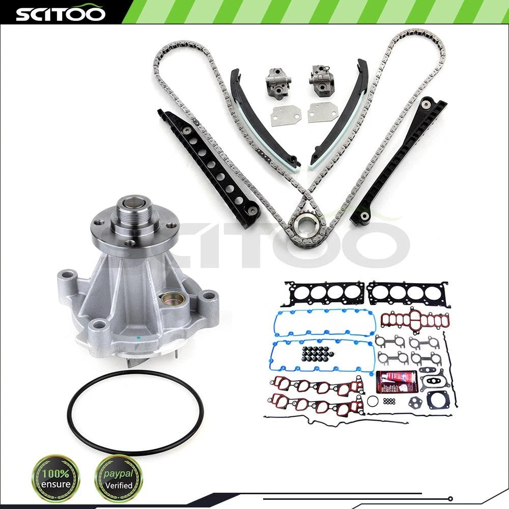 Head Gasket Set, Timing Chain Kit, Water Pump for Ford F-250 F-350 (2003–2007)